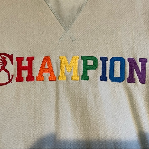 Todd Snyder x Champion Pride crewneck sweatshirt - limited edition - Picture 2 of 3